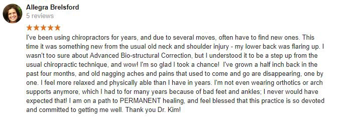 Patient Testimonial at Better Life Chiropractic